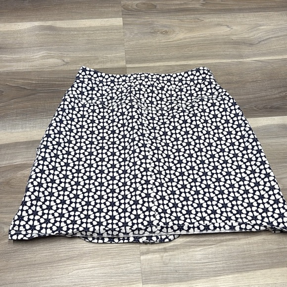 🏴 Rebecca Minkoff Black and White A-Line Mini Skirt size 8 - Picture 6 of 6